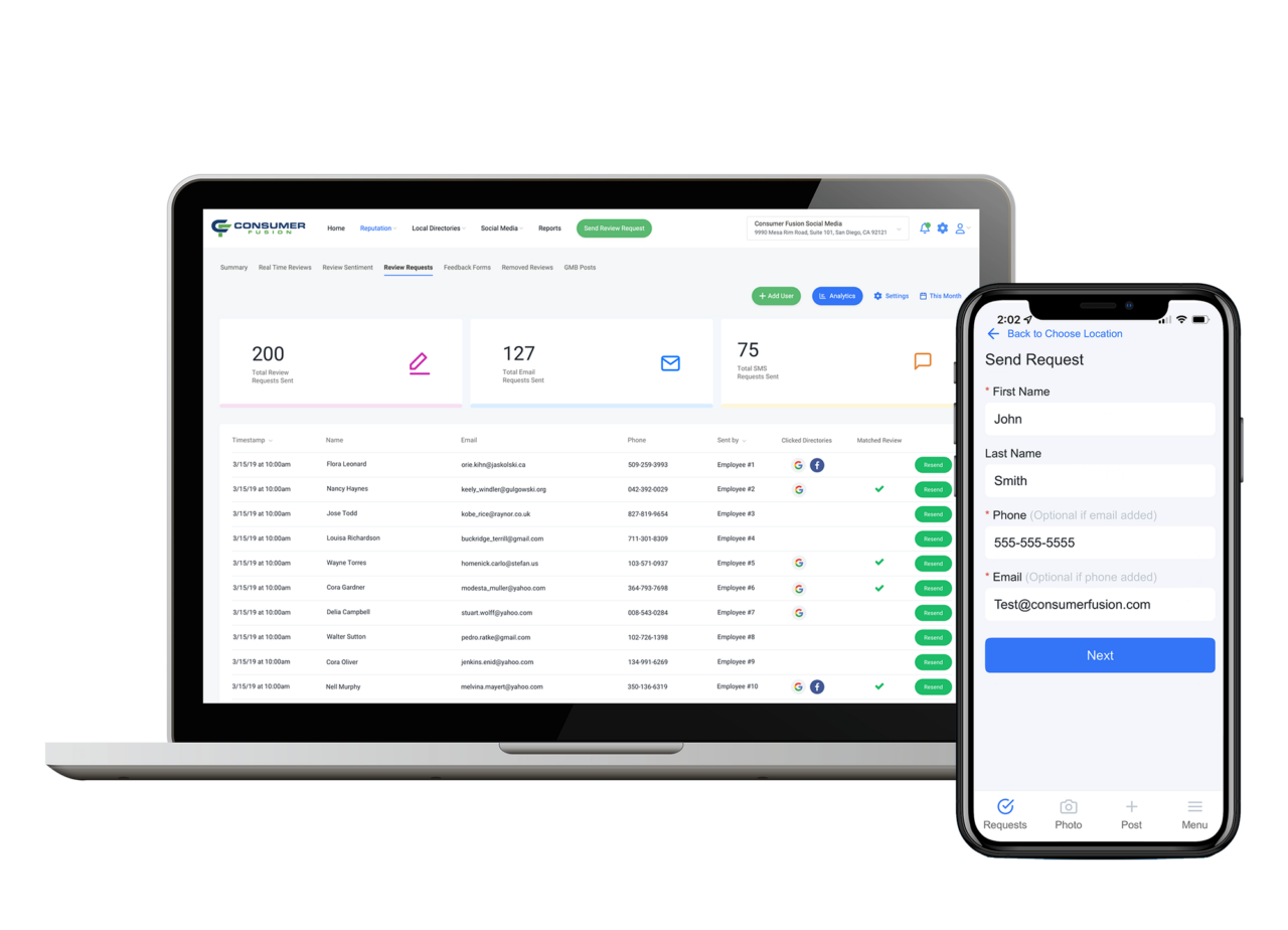 Review Generation | Consumer Fusion
